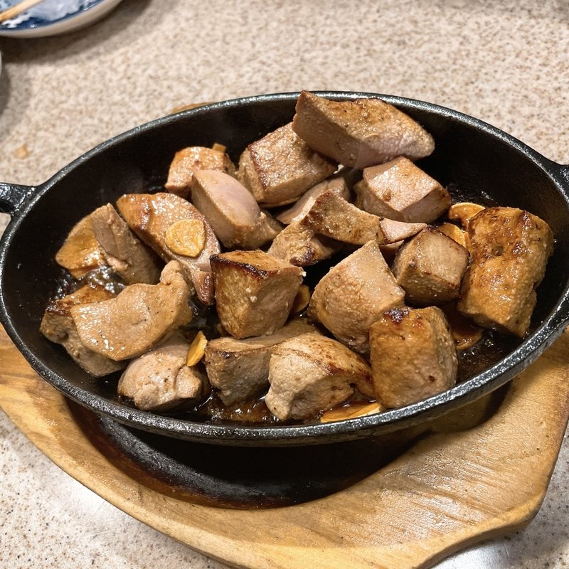 レバー焼き(野焼)