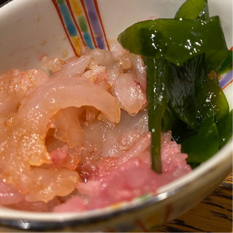 ヒラマサの中落ち(呑喰屋 おもて)