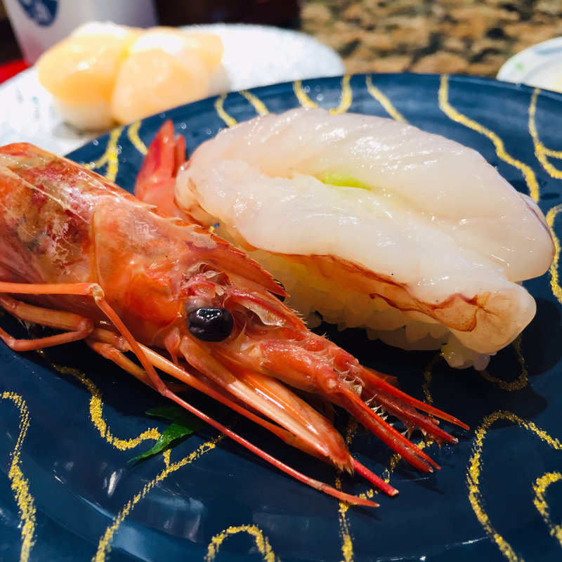 赤海老の握り(廻る寿司めっけもん ドルフィンポート店 )