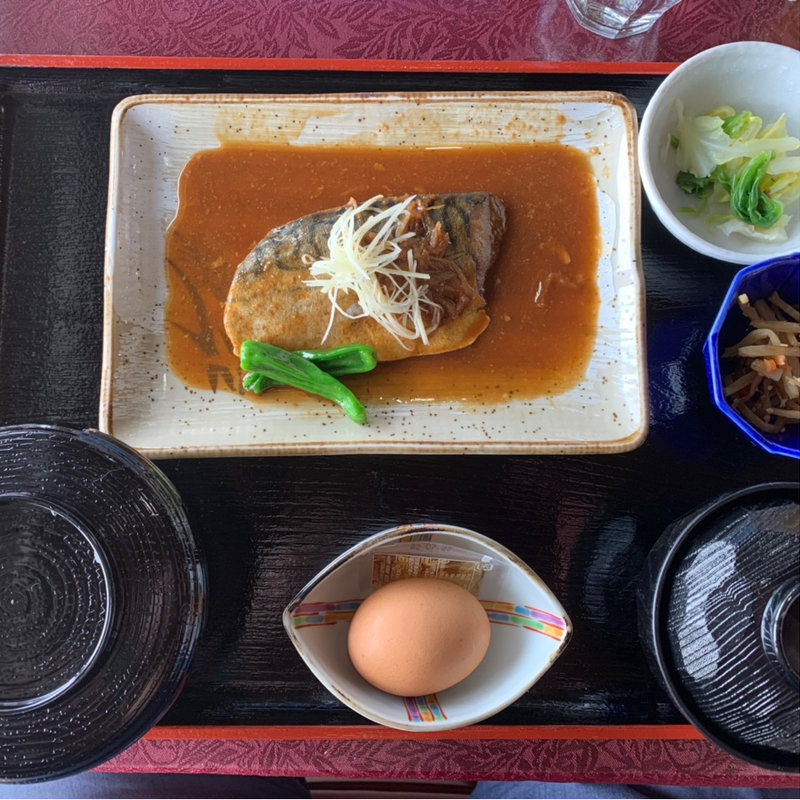 さばの味噌煮込み定食(太白カントリークラブ)