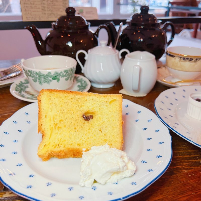 ケーキセット(本日のシフォンケーキ)(ミスリム （MISSLIM Tea Place）)
