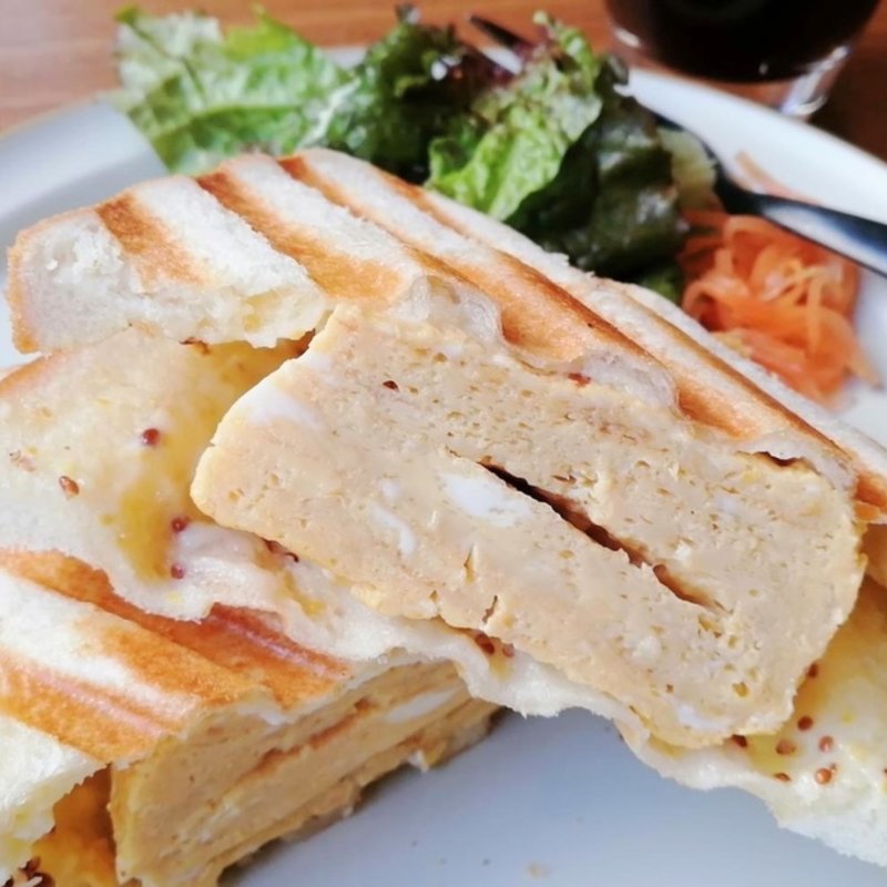 寿司屋の玉子サンド(ホットサンドラボミリ)