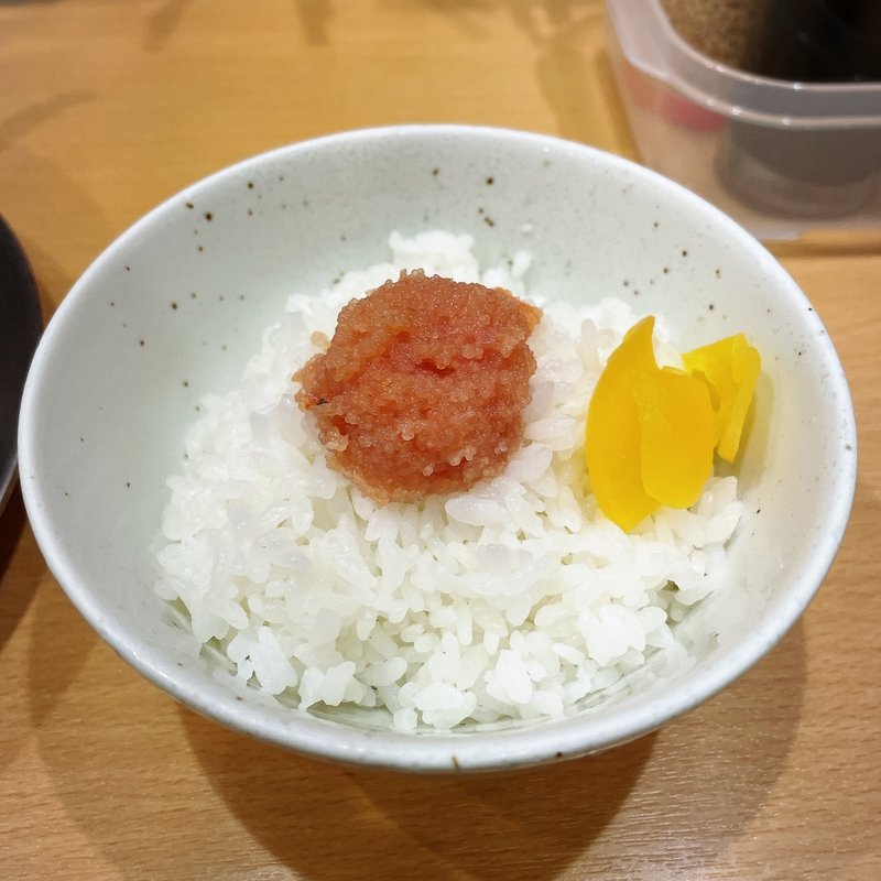 明太子ごはん(博多ラーメン 和)