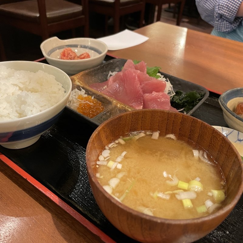 まぐろ中落ち定食(みさち屋 )