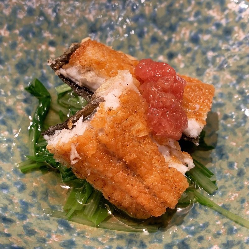 鰻のおひたし(虎ノ門 とだか)