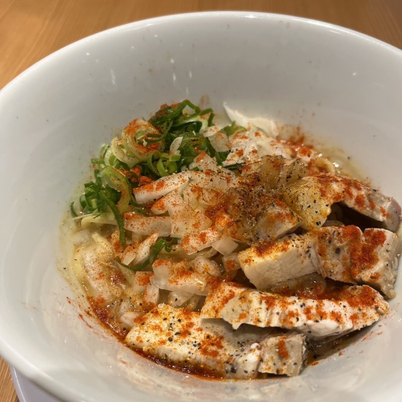 極濃鶏白湯まぜそば(麺屋キラメキ 京都三条)