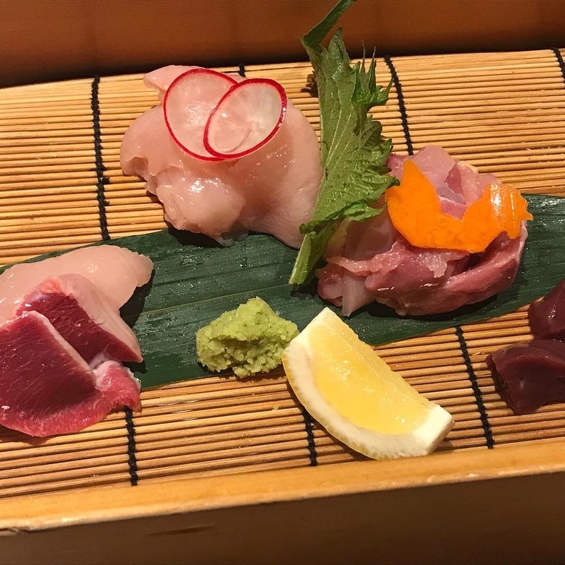 鳥刺(祇園 晩餐 京色 )