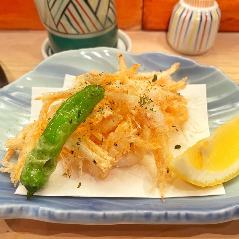 白海老の唐揚げ(築地すし大 本館 （ツキジスシダイ）)