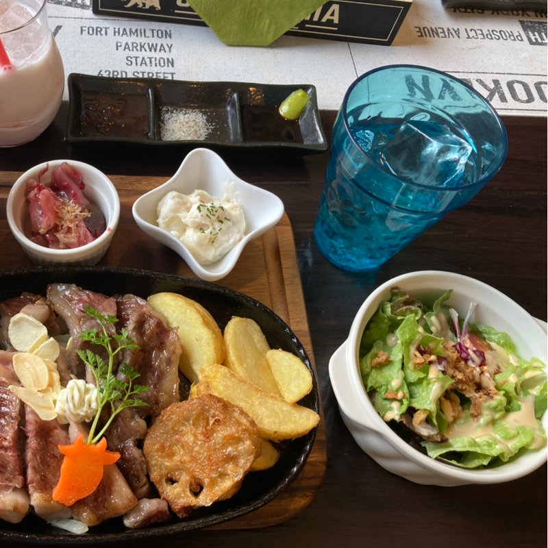 霞牛特選ステーキランチ(K's Ｖillage)