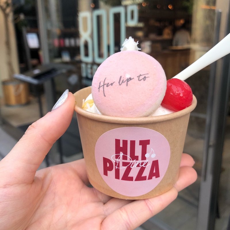 HLT Honey & Fromage Blanc Soft Serve(800°DEGREES　NEAPOLITAN PIZZERIA　)