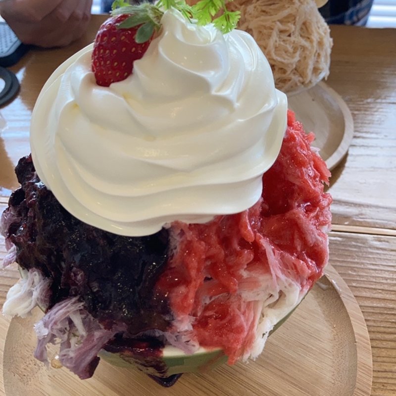 生ブルーベリーのクリームチーズみるく(氷屋cafe 旬果)