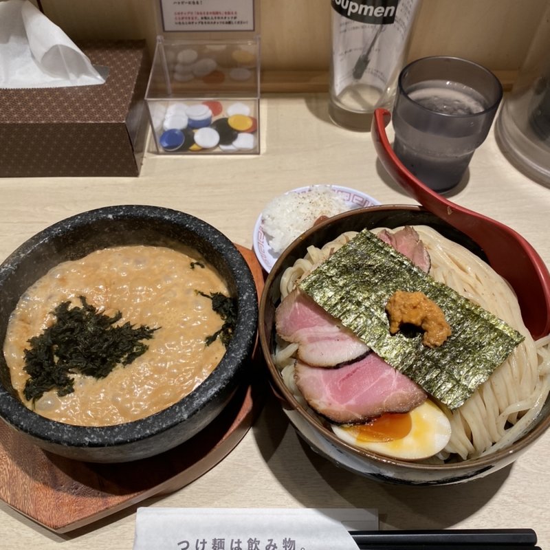 濃厚うにつけ麺(必死のパッチ製麺所 )