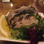 長島産岩牡蠣と海藻のカルパッチョ
