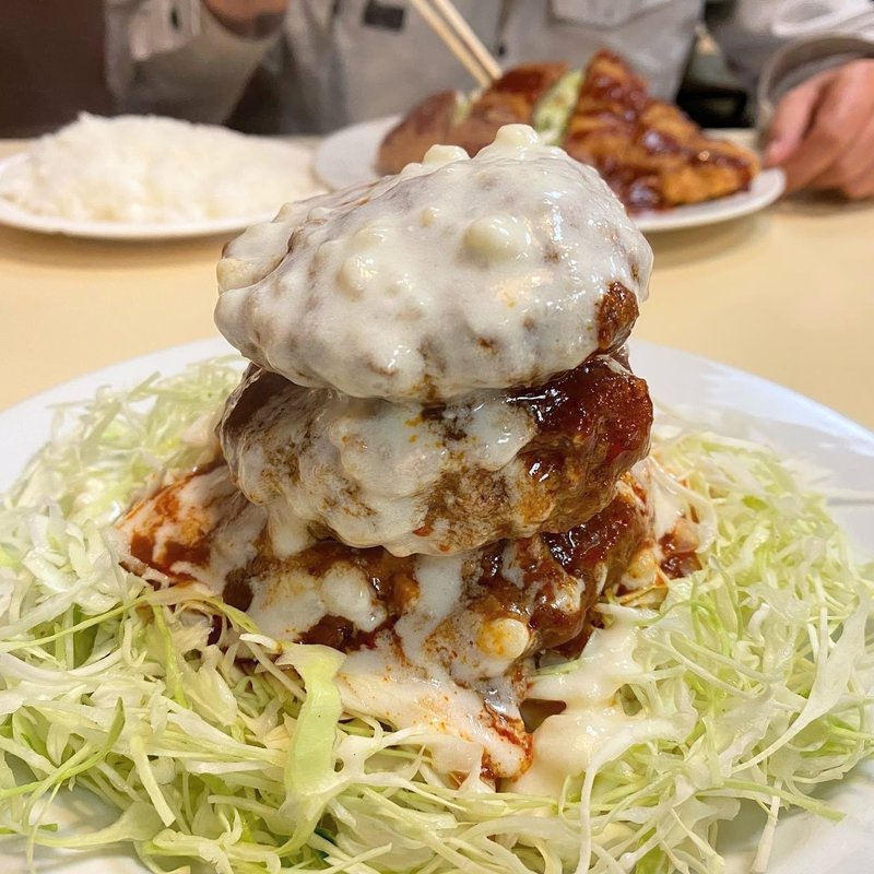 ハンバーグ定食(ブルドック )