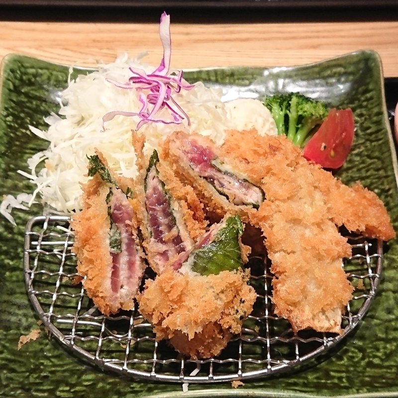 かつおの梅はさみ揚げ(大戸屋ごはん処 ノースポートモール店)