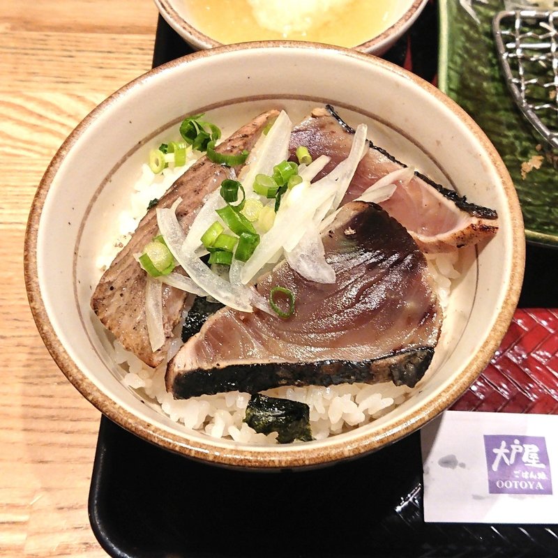 鰹のたたき小丼(大戸屋ごはん処 ノースポートモール店)