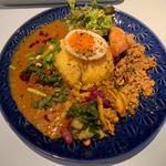 花椒/限定(やりイカキーマ)あいがけ