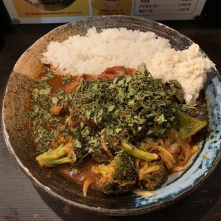インド風+チキン+野菜+タルタル，50辛(カレーノトリコ)
