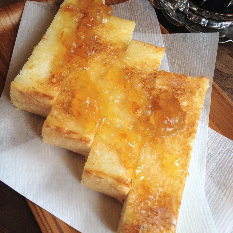 マーマレードトースト(喫茶去 快生軒)