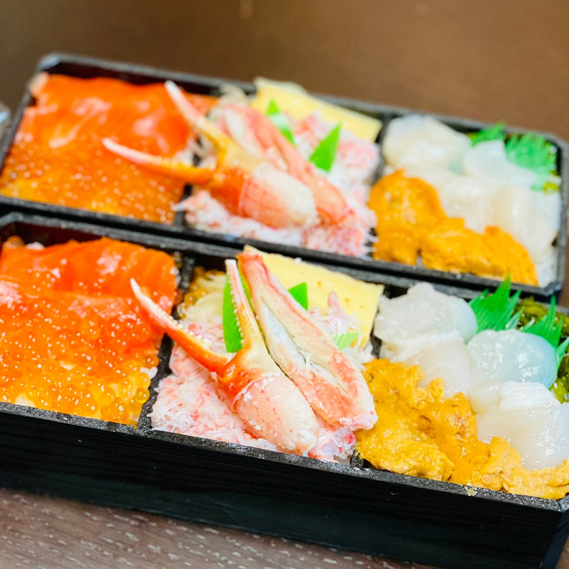 北海五点盛り弁当(北海鮮　海の里)