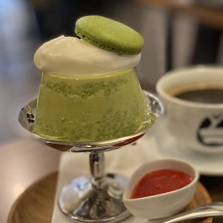 抹茶プリン(スケマサコーヒー)