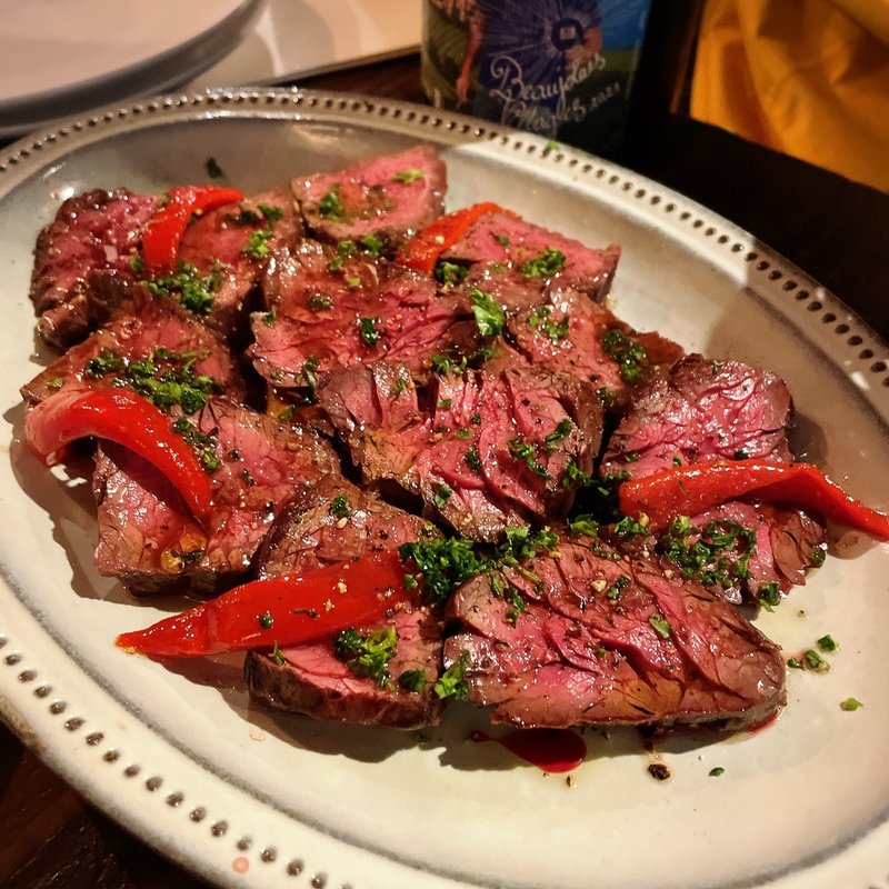 牛ハラミのステーキのトロサ仕立てL(Pablo)