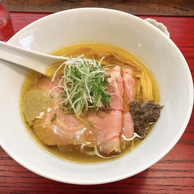 味玉塩蕎麦(神保町 黒須)