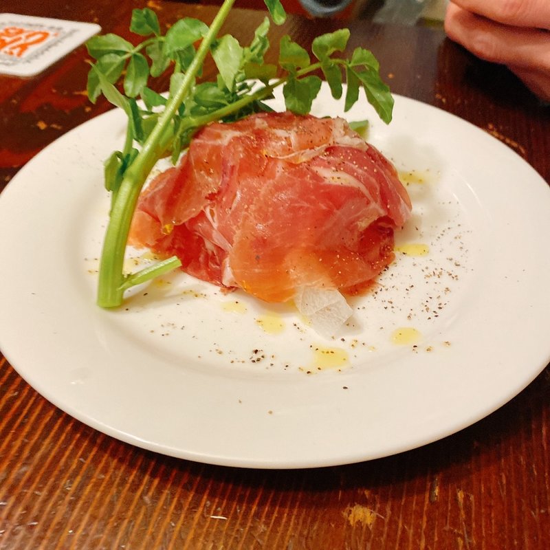 ネロパルマ豚の生ハム(どん底)