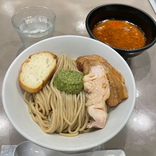 海老トマトつけ麺(つけ麺 五ノ神製作所 新宿店)