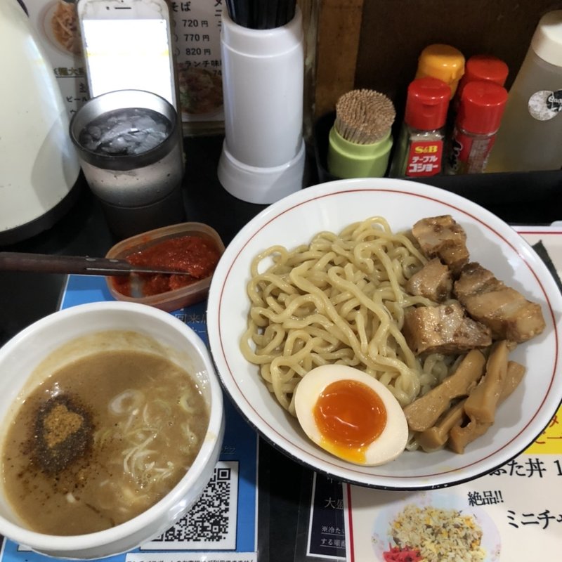 魚介つけ麺　中盛400g(麺処 壱萬屋 （いちばんや）)