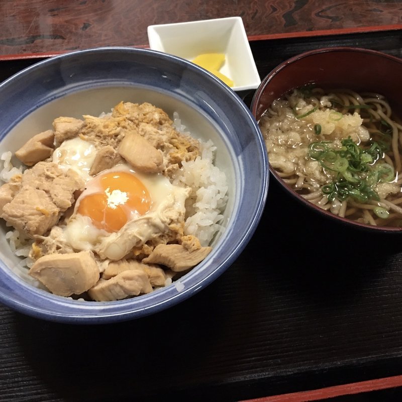 親子丼セット(大名酒蔵本店)