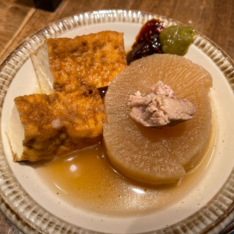 おでん（だいこん・厚揚げ）(大黒　むつみ小路店)