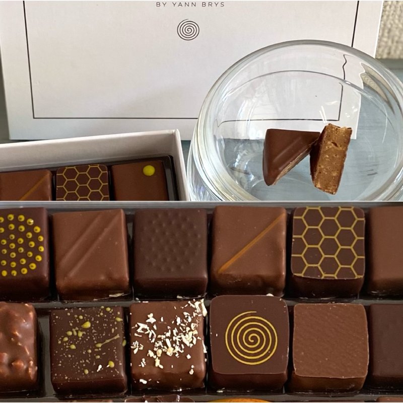Tourbillon by yann brys🌀 /トウモロコシのプラリネ(サロン・デュ・ショコラ東京2022)