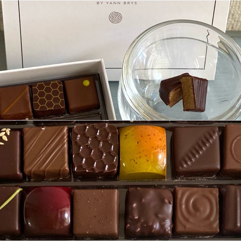 Tourbillon by yann brys🌀 /ヘーゼルナッツのプラリネとフィユティーヌ(仮)(サロン・デュ・ショコラ東京2022)