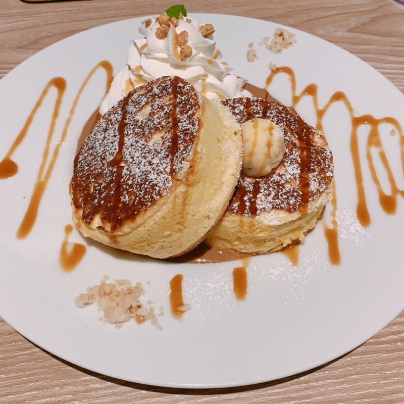 ロイヤルミルクパンケーキ2枚(湘南パンケーキ　ららぽーと海老名)