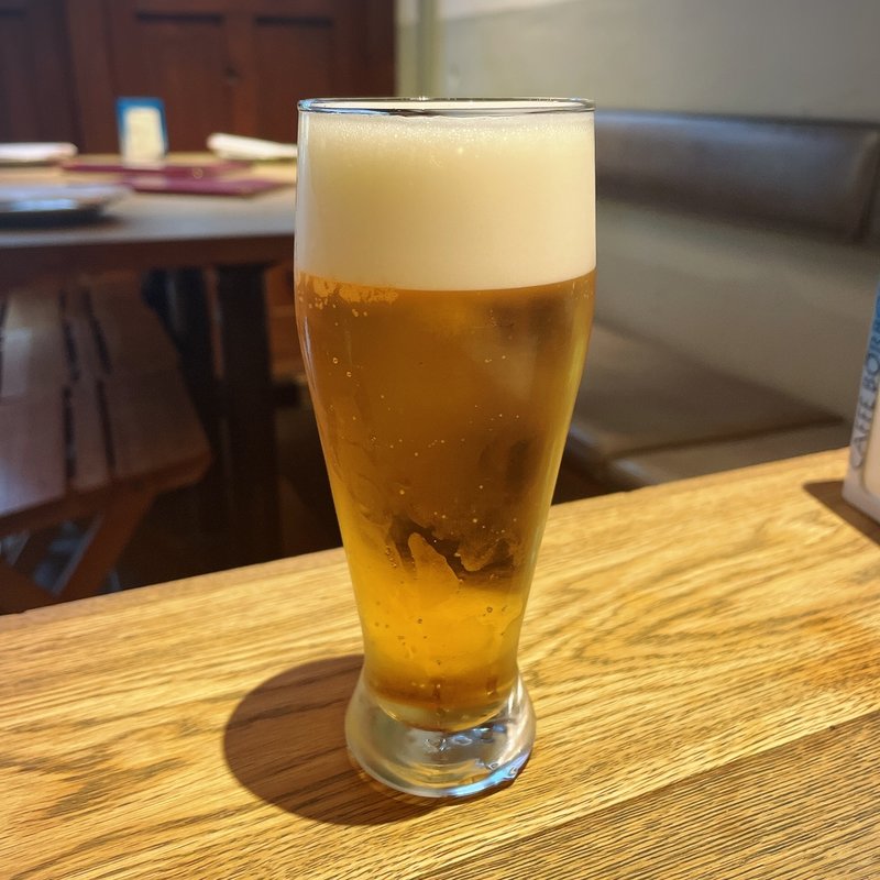 生ビール(ピッツェリア イル・タンブレッロ)