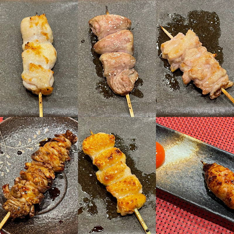 おまかせ6本コース(炭火焼鳥 鳥將)