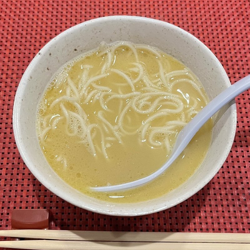 塩ラーメン小(炭火焼鳥 鳥將)