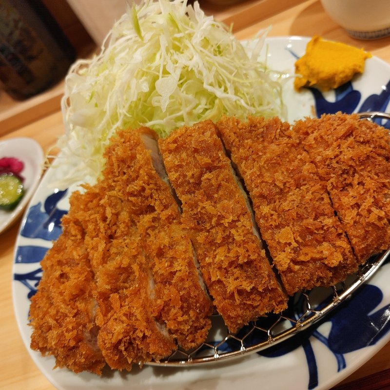 かごしま黒豚のロースカツ定食(とんかつ寿々木)