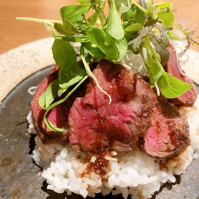 牛サガリ肉のステーキライス(ビストロ・コションドール )