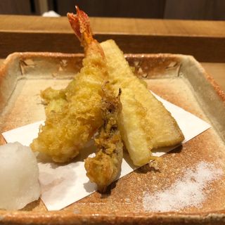 海老と春野菜　天ぷら(tsugumi)