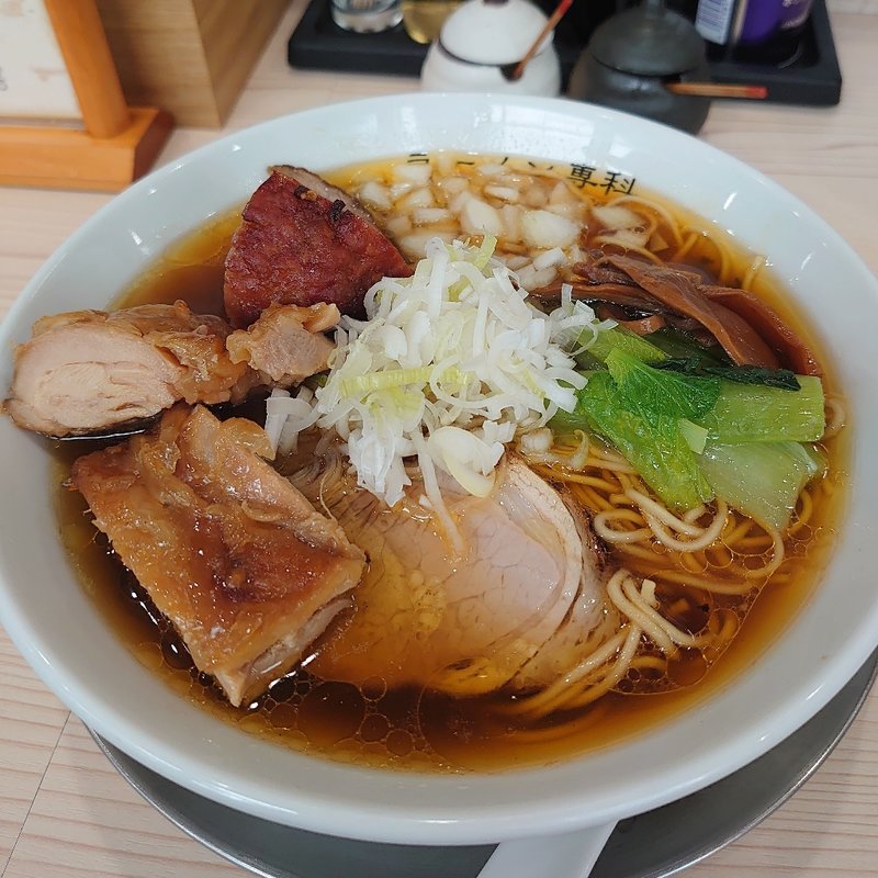 チャーシュー醤油あっさり(ラーメン専科 竹末食堂)