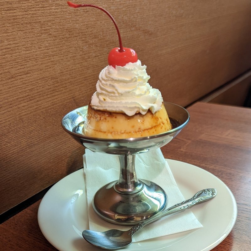 自家製プリン(珈琲西武 西新宿店)