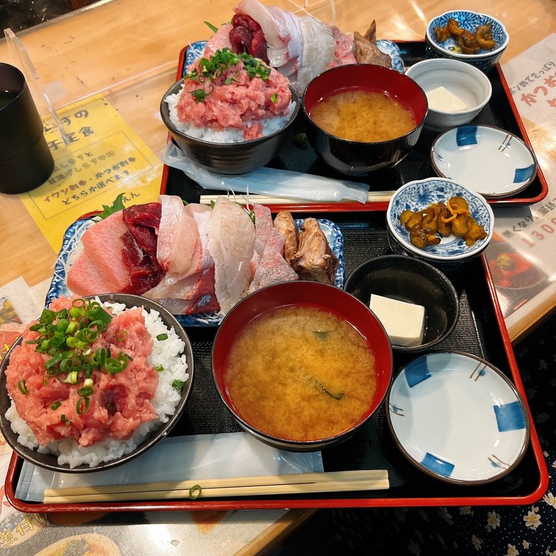 刺身定食(魚菜 はざま)