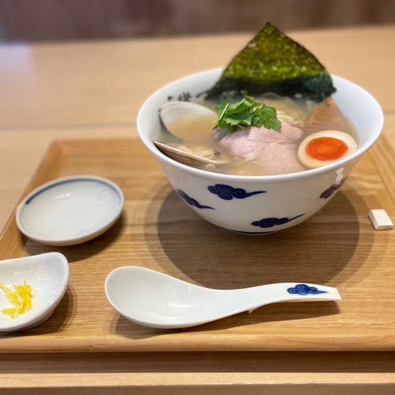 浅利と蜆の塩そば(麺屋　猪一)