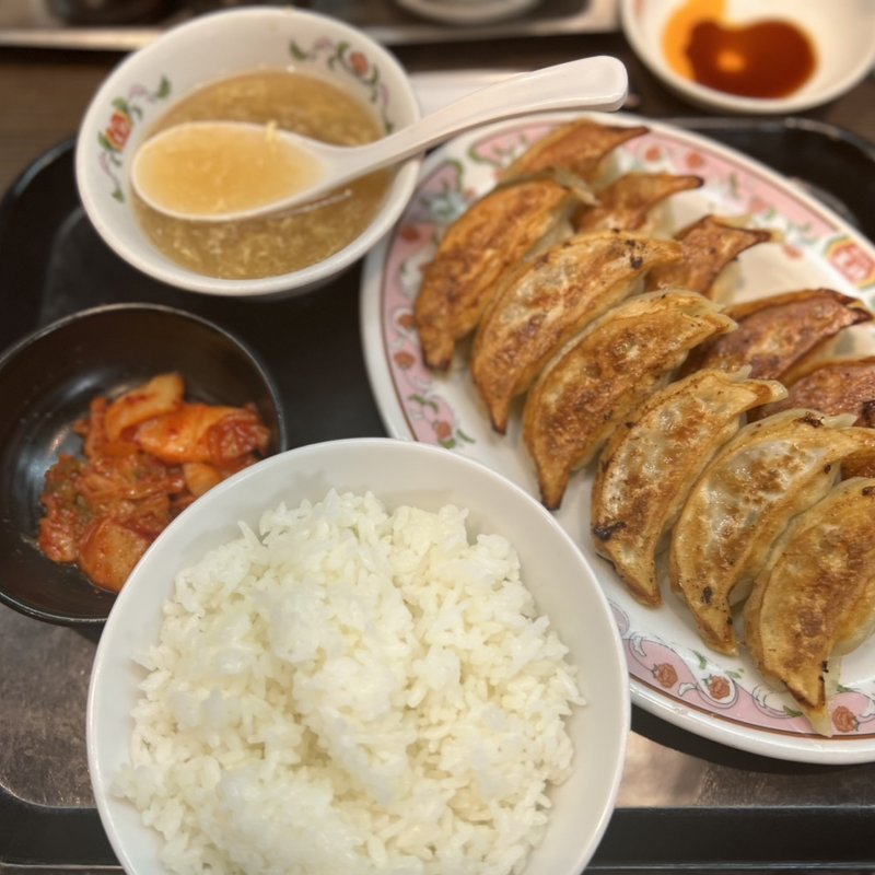 餃子定食：2人前(餃子の王将 高田馬場店)