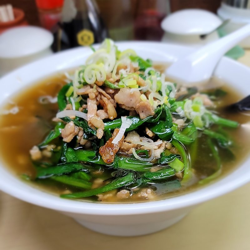 ニラ肉ラーメン(桃太郎)