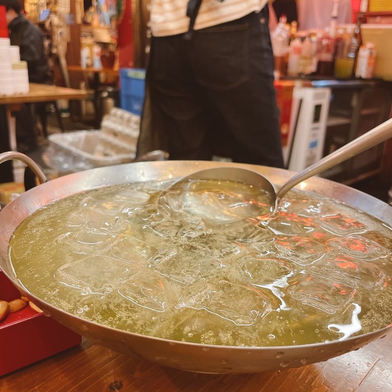 中華鍋ハイボール(横浜中華食市 RAYARD MIYASHITA PARK)