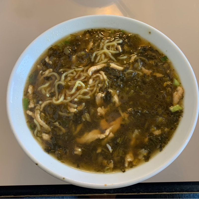 豚肉と高菜ラーメン(中国料理 桂林 あざみ野店)