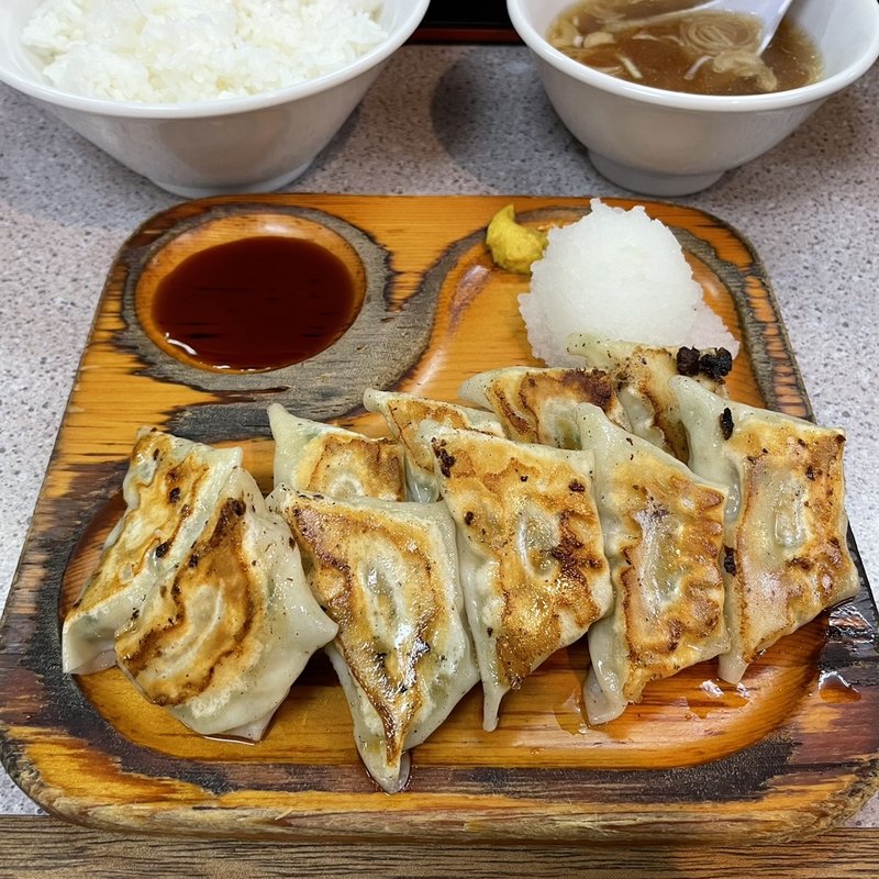 Aセット（餃子2人前）(ラーメンコント本店)